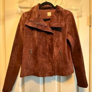 Ecru Women's 100% Leather Jacket - Deep Brown